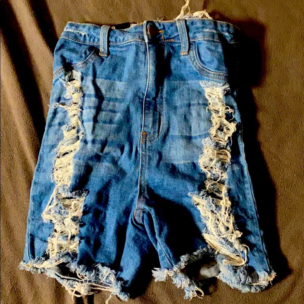 high rise shorts
